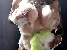 Giant Chinese Melons in the Shower