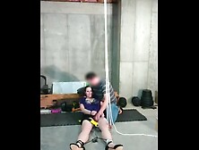 Erotic choking fetish