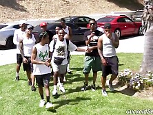 BBC Hotwife Bitch Gives Acces To All Her Holes As Her Spouse Watches - Penny Pax