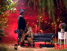 BUFU XXX.  Blond hot witch is permeated so deeply so this babe flew away