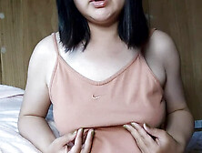 Chinese hottie Utsusemi1992 moans in the mud while teasing her big natural tits