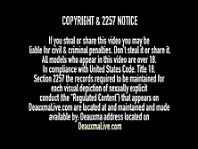 Deauxma surprised by lesbian escort