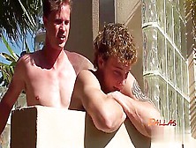 Dallas Reeves Barebacks Donny Forza At The Shower