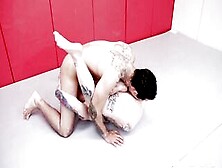 Kaiia Eve Sex Wrestling Bently Lane Taking Dick Hardcore Right Into The Ring