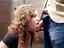 Submissive - Elevator Blowjob