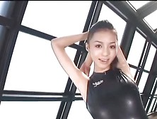 Latex Swimsuit Asian