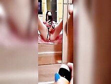 Masturbating In Front Of Mirror