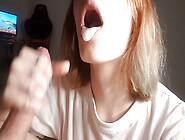 Schoolgirl Swallows A Lot Of Cum