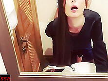 Petite Teen Gets Full Mouth Of Cum In Restaurants Toilet - Natalissa