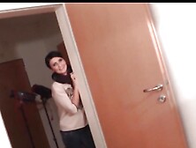 Sexy blonde babe spreads her legs for her bf's hard dong