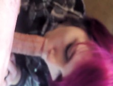 Cute Pink Hair Girlfriend Blowjob