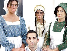 Watch sneaky Natalie Brooks and Addison Vodka's movie