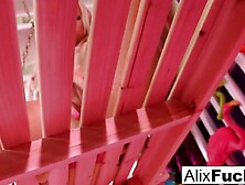 Surreal Swing solo with Alix Lynx inside her daisy dukes