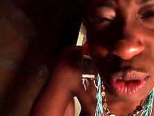 Black British Beauty Balls In A Broken Lift