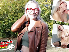 Fit Blonde Glasses Girl Vivi Vallentine Pickup and Talk to Casting Fuck