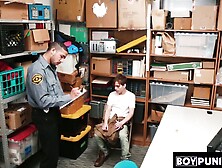 Boypunish. Com - Security Squad's Intense Breaching And Raw Ass Fucking Of A Thief In