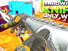 Modern Warfare two: ''THROWING KNIFE ONLY FFA WIN'' - Free For All Challenge #7