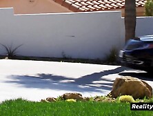 Excited swingers just cant wait to get their party started