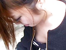 Free down blouse clip of sexy Asian girl