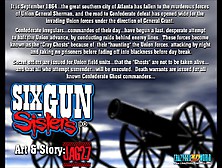 3D Comic: Six Gun Step sisters.  1