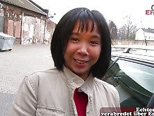 German Asian Teen 18+ Next Door Pick Up On Street For Female Orgasm Casting