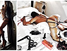 Tied Up Girl Orgasm With Magic Wand To Convulsions,  Bdsm,  Wipping,  Spanking