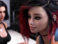 Boris double cumshots his rebel GF and his ally. (Become a Rockstar - Lisa 5)