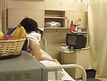 Naughty Japanese nurse drilled in hot medical fetish video