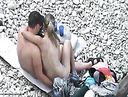 arousing couple on holiday