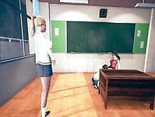 Student Lick Teacher's Pussy In Class Room - Two Student Watching Pov