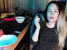 beautiful mistress smoking