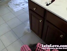 Lelu Love-Standing Doggystyle Cums On in Hair Curlers