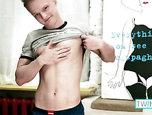 Handsome Blonde Jacob Couldn't Have Jerked Off Harder & Faster!