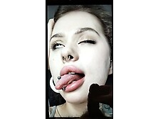 Hot Big Lips Insta Girl Cum Tribute