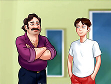 Summer adventure in an anime cartoon with plenty of hentai action