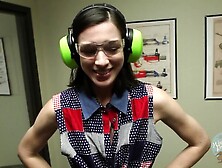 Stoya Plays With Guns