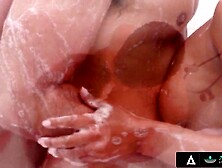 two Hawt Chicks Team Up For The Superlatively good NURU Massage