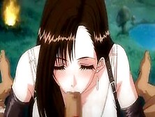 Tifa Sucks Cock (Hentai Porn)