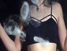 Sexy Slow Motion Smoke Rings