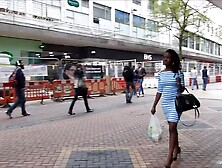 Sexy Hot Ass Black Doll Caught On Hidden Camera