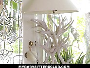 MyBabySittersClub - Hot Babysitter Seduces And Fucks New Boss