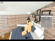 Thot Gets A Rod Shoved Down Her Anus | Roblox Sex