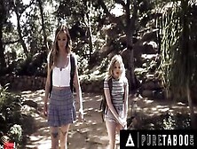 INNOCENT TABOO Pervy Counselor Convinces Frenemies Haley Reed and Coco Lovelock To Have A three Way