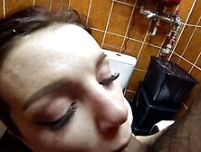 German Teen Amateur Blowjob In Staff Restroom