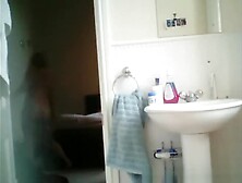 Stepmom's wobbling ass and firm tits (hidden)