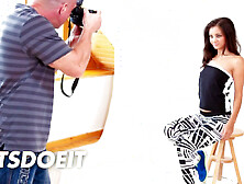 Shrima Shows Her Skills To Her Manager In Naughty Photoshoot - Letsdoeit