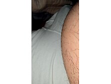 Step mommy hand slide beneath step son underclothes tugjob his knob