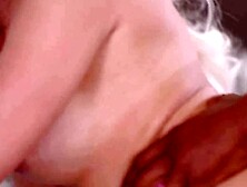 GravityDefying Blondie Elsa Jean Takes FullLength BBC from Behind in All Her Holes