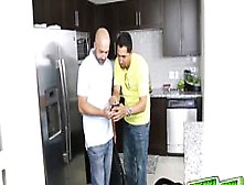 Jade Jantzen suck Mollys dad thick cock deep in her thr