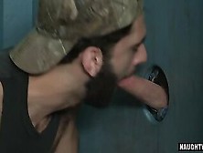 Muscle Bear Blowjob With Facial Cum